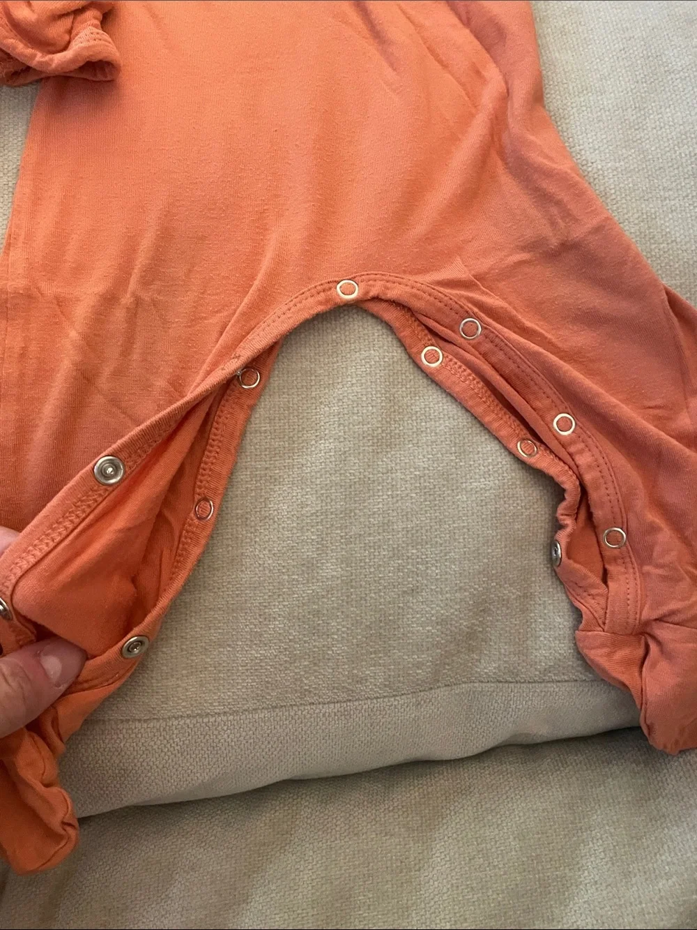kate quinn Set of Footies Set in Rust and Cream Floral